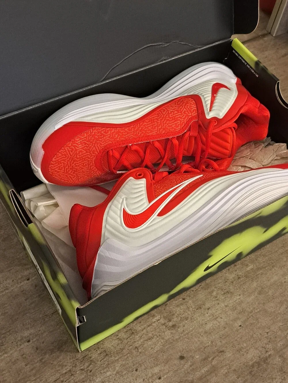 Nike Kids Red High-Top Sneakers